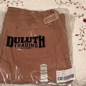 Duluth Trading Co Men's Brown Cargo Jeans
